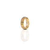 Huwa Logo Ring - Wide 18K